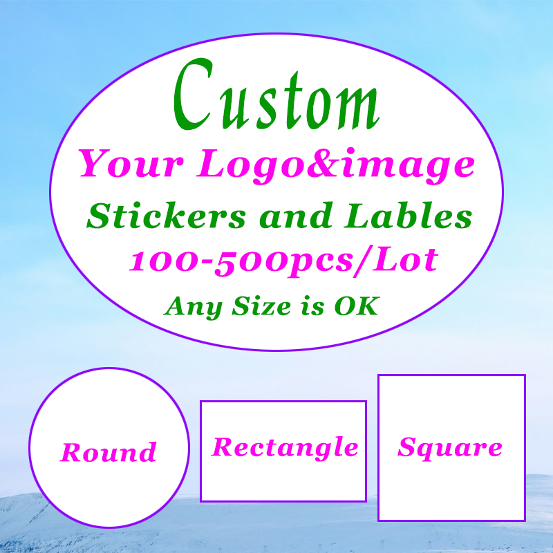 Label Maker - 500-100 Adet Özel Çıkartmalar Özel Logo