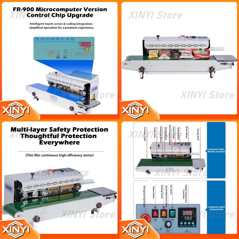 Commercial Printing And Packaging - Gıda Torbası Sürekli Kapatma Makinesi Otomatik