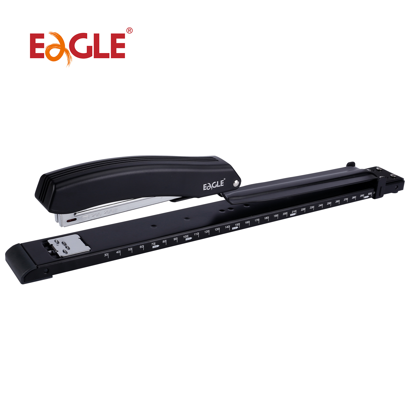 Stapler Heavy Duty - Kartal UZUN KOLLU Zımba, Dahili Cetvelli
