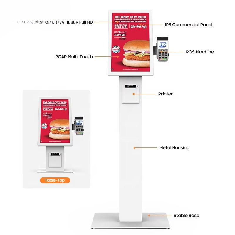 Fiş Yazıcılı Kiosk Self Servis - Receipt Printer incelemesi ve fiyatı