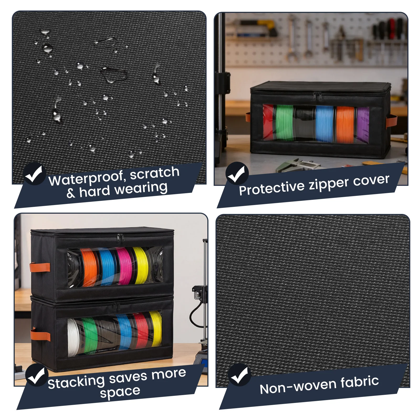 4 adet Filament saklama kutusu - Commercial Fabric Printing Machine incelemesi ve fiyatı