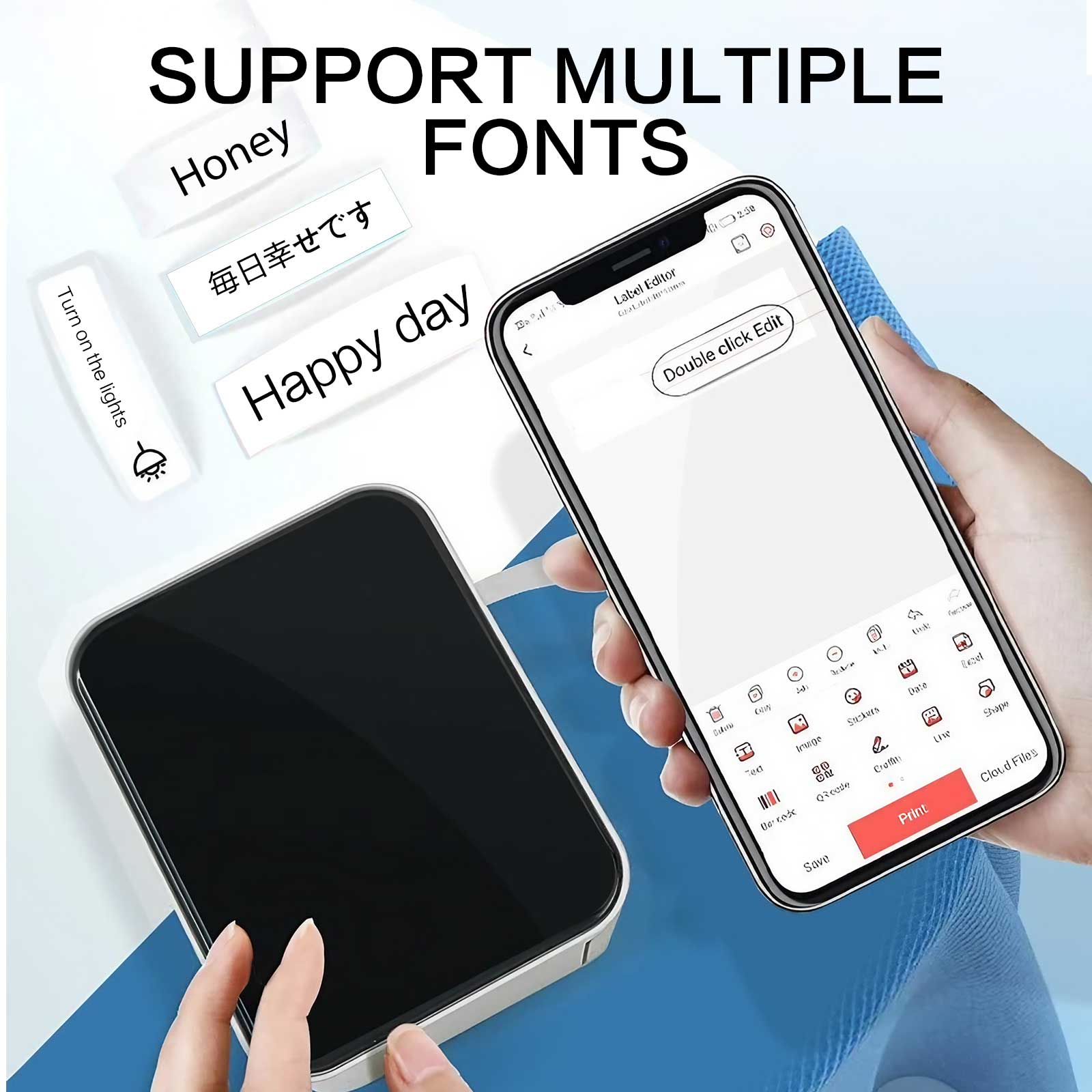 Taşınabilir Kablosuz Termal Et - Barcode Printer incelemesi ve fiyatı