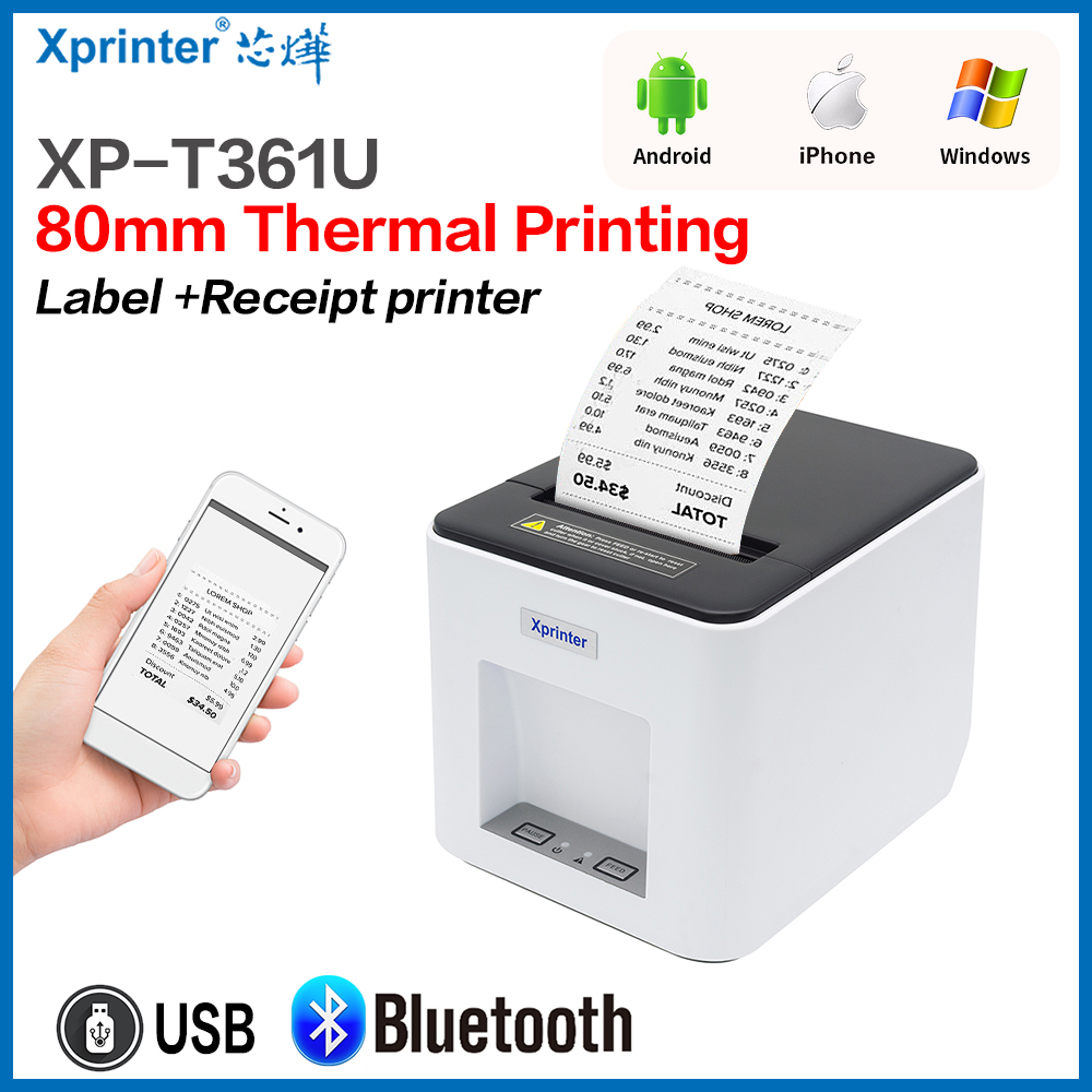 Xprinter 361B termal etiket ya - Commercial Book Printing Machines incelemesi ve fiyatı