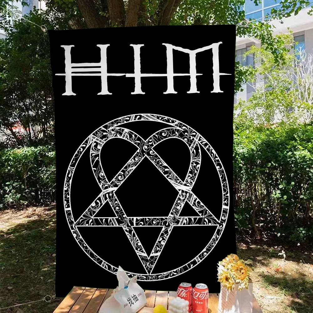 Rock H-HIM Band Gelişmiş Baskı - Commercial Printing Company incelemesi ve fiyatı