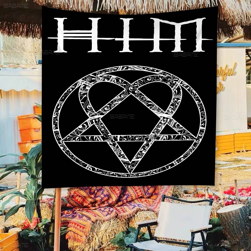 Rock H-HIM Band Gelişmiş Baskı - Commercial Printing Company incelemesi ve fiyatı